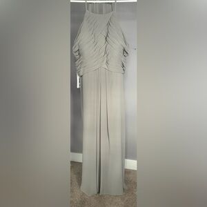 AZAZIE size Bust 39.50/Waist 35/Hips 43 inches Silver Formal Dress